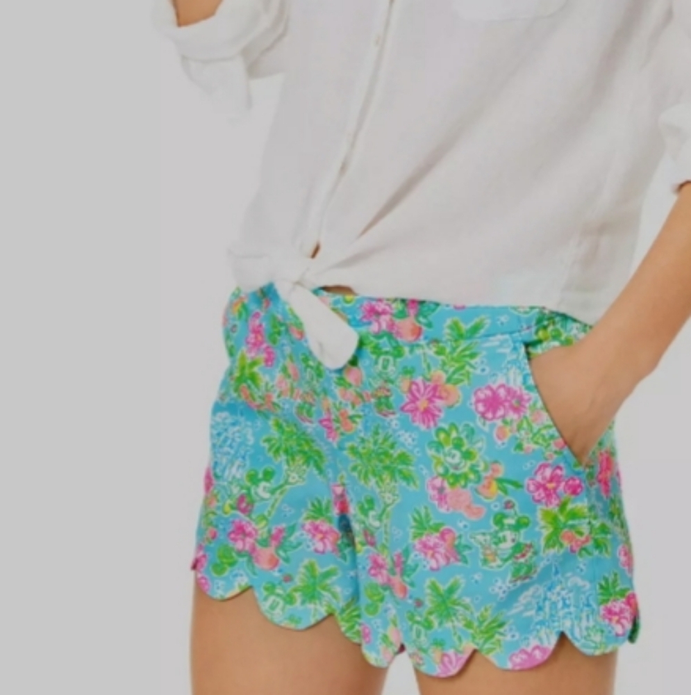 Disney × Lilly Pulitzer Buttercup Shorts